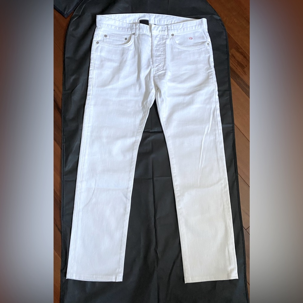 Dior man classic white Jean